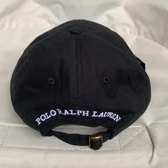 Ralph Lauren Black Polo Bear Cap - Picture 4 of 4